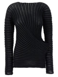 Issey Miyake Blouse — Black