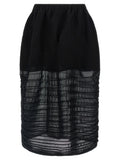 Issey Miyake Moving Skirt — Black
