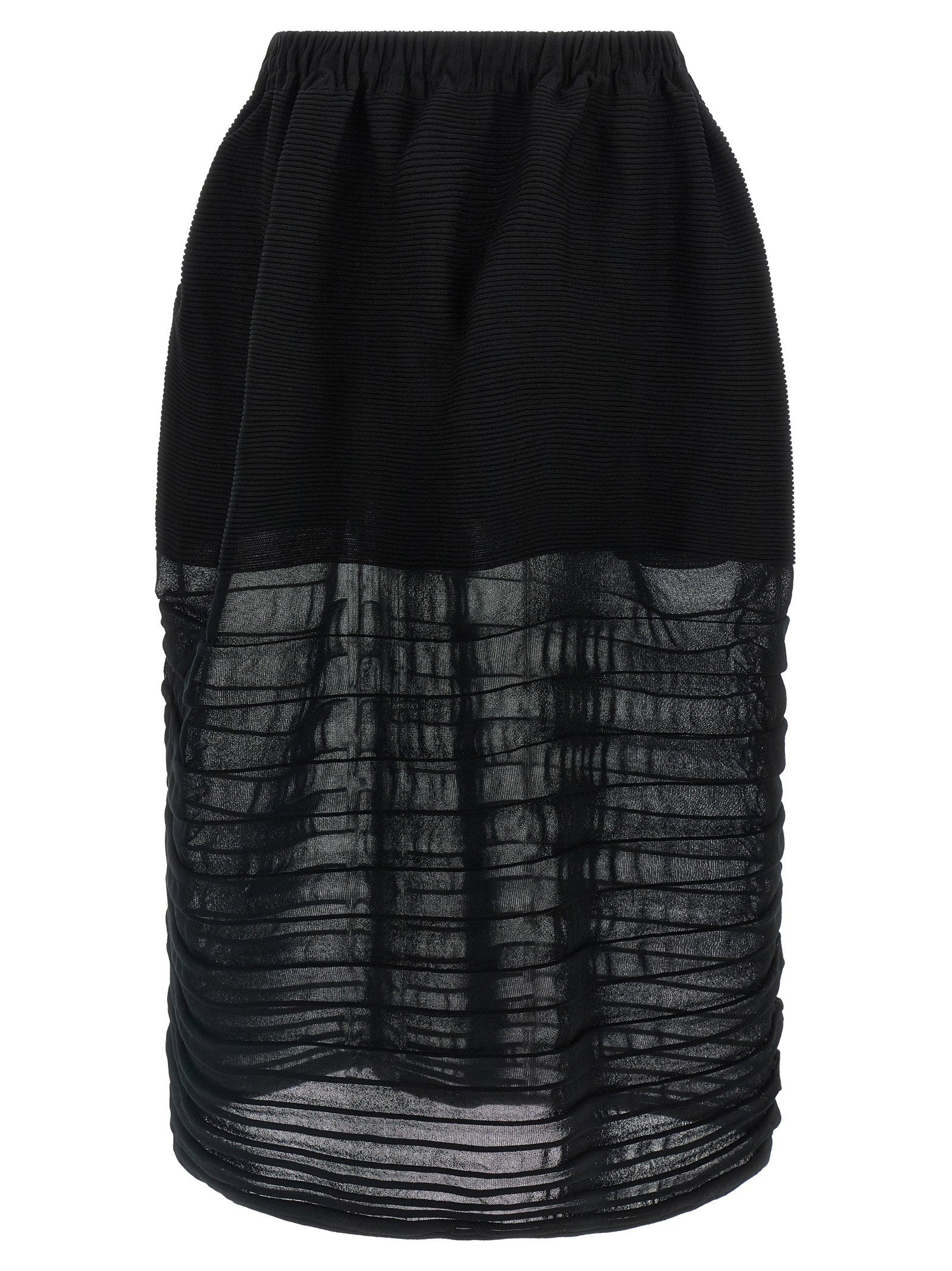 Issey Miyake Moving Skirt — Black
