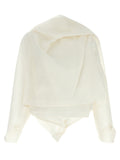 Issey Miyake All Squares Blouse — Off-white