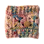 Handmade Crochet Dog Snood - Yarnicorn Granny Squares