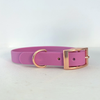 Handmade Biothane Dog Collar - Amethyst - 20mm