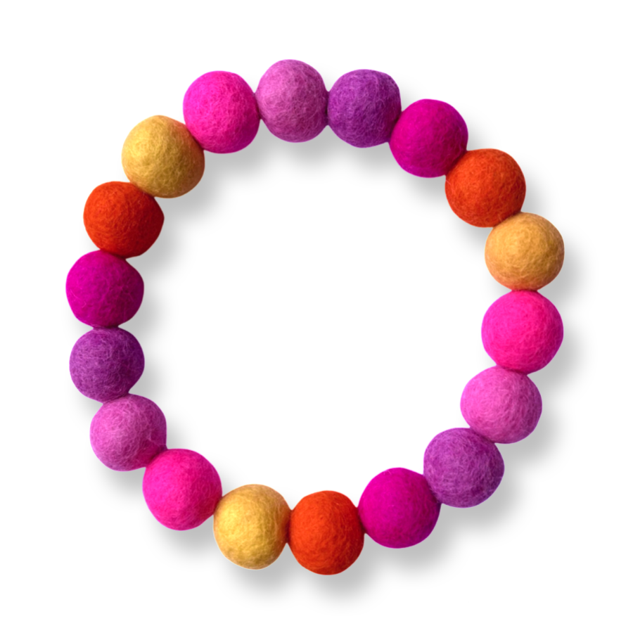 Pink - Personalised Pom Pom Dog Collar