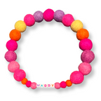 Pink - Personalised Pom Pom Dog Collar