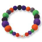 Halloween Pom Pom Dog Collar - BOO