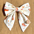 Handmade Dog Sailer Bow Tie - Autumn Dachshunds