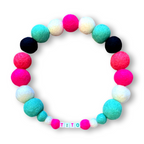 Watermelon  Personalised Pom Pom Dog Collar