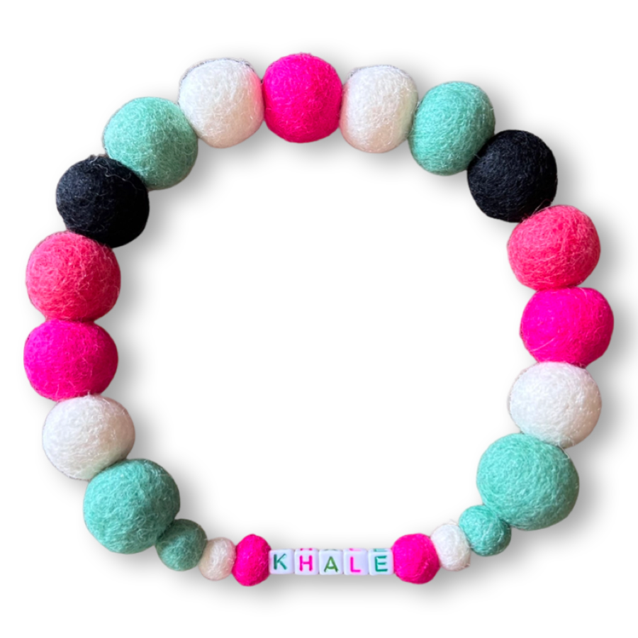 Watermelon  Personalised Pom Pom Dog Collar