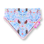 Handmade Mermaids Polka Dot Dog Bandana - Slide On