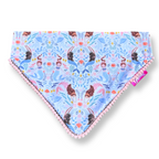 Handmade Mermaids Polka Dot Dog Bandana - Slide On
