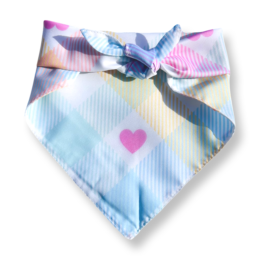 Pastel Vichy Bandana - Tie-on