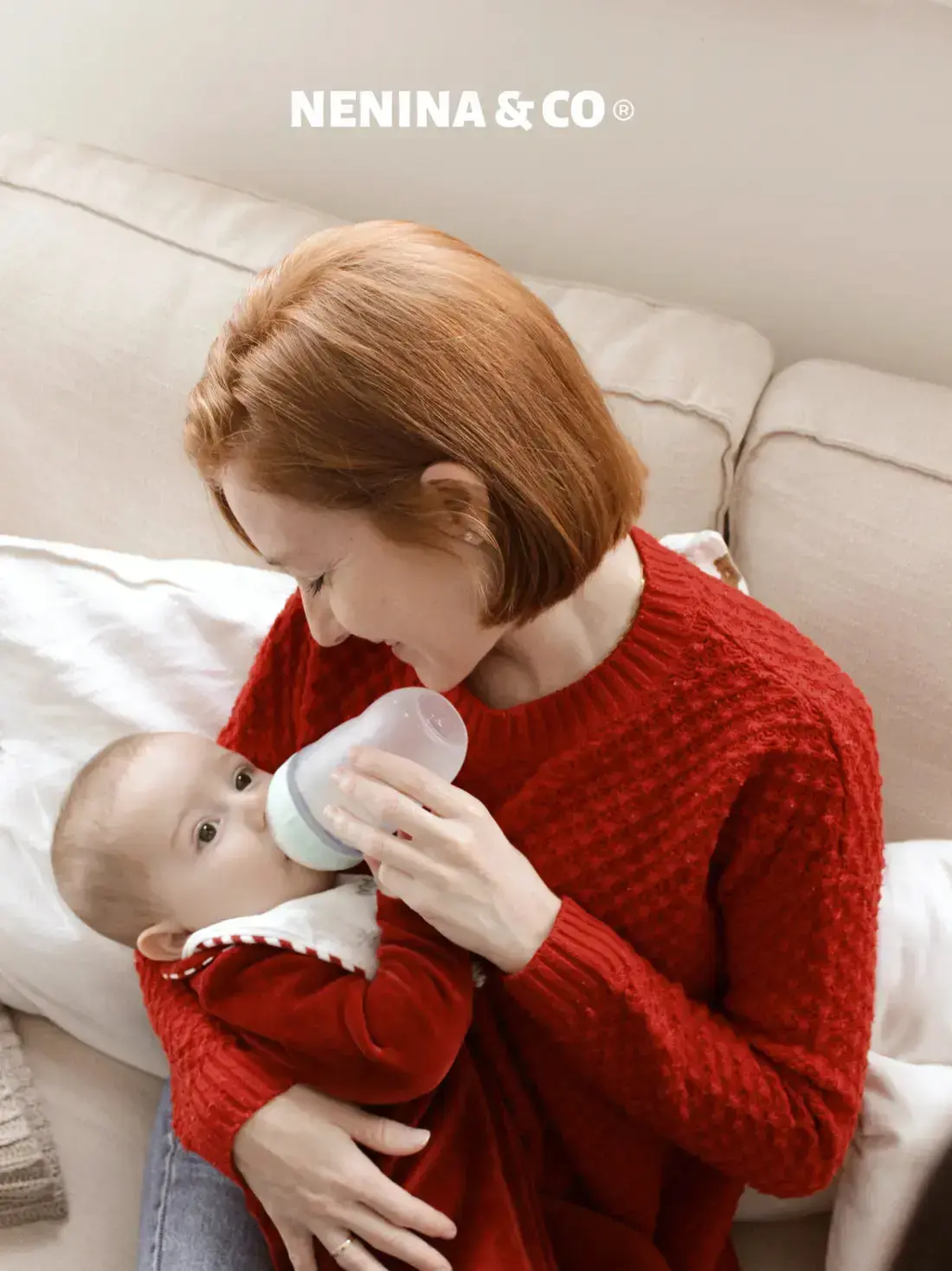 Biberon como el pecho de mamá Anticólico Maternal Nenina & Co Silicona organica