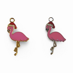 Christmas Flamingo Charm