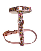 Handmade Bee Happy Dachshunds  Biothane Dog Harness - Vegan Leather / Waterproof Biothane