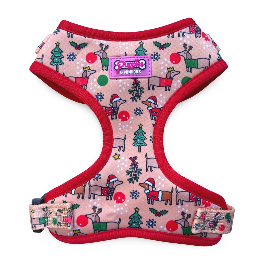 Christmas Dachshunds Harness