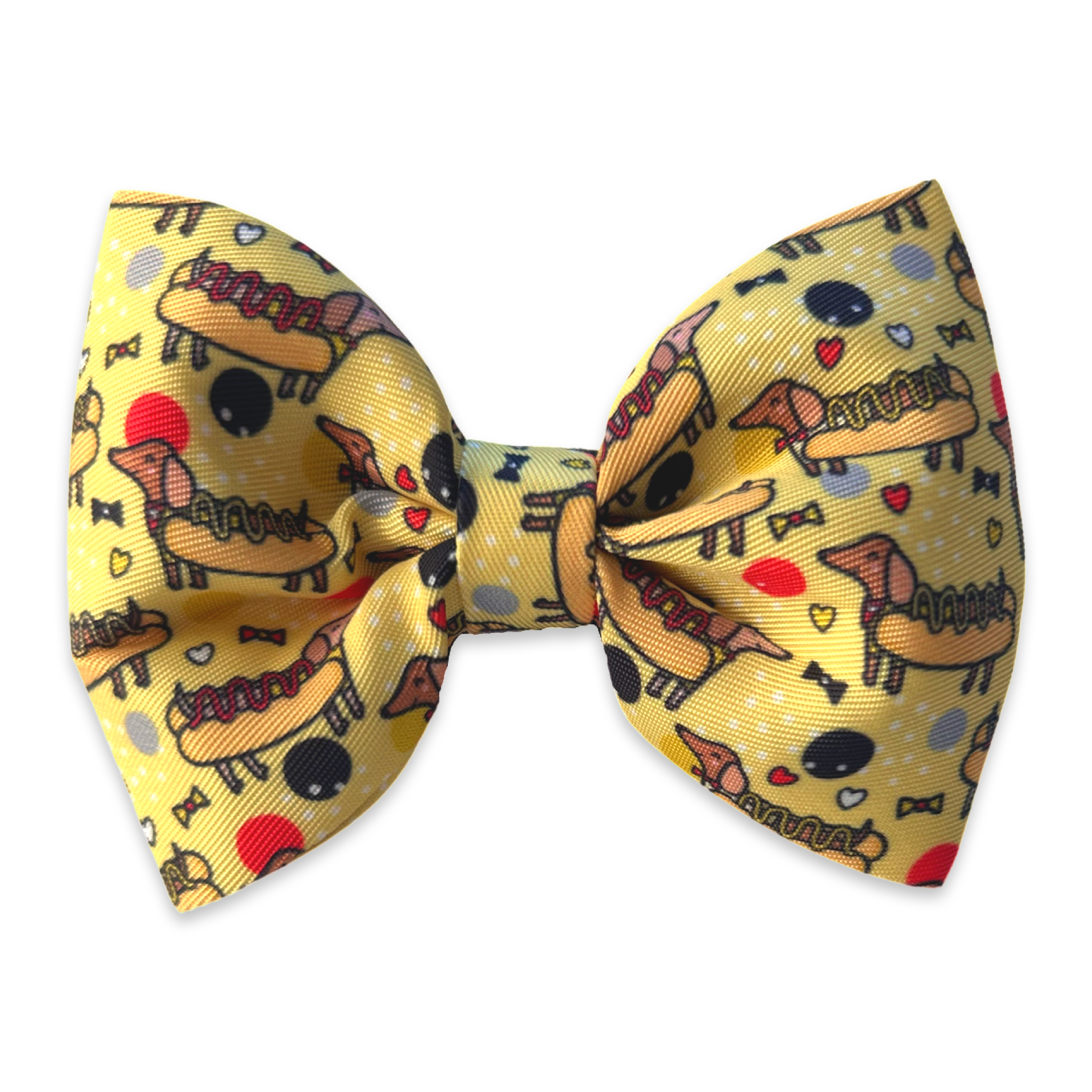 Dog Bow Tie - Hot Dog Dachshunds