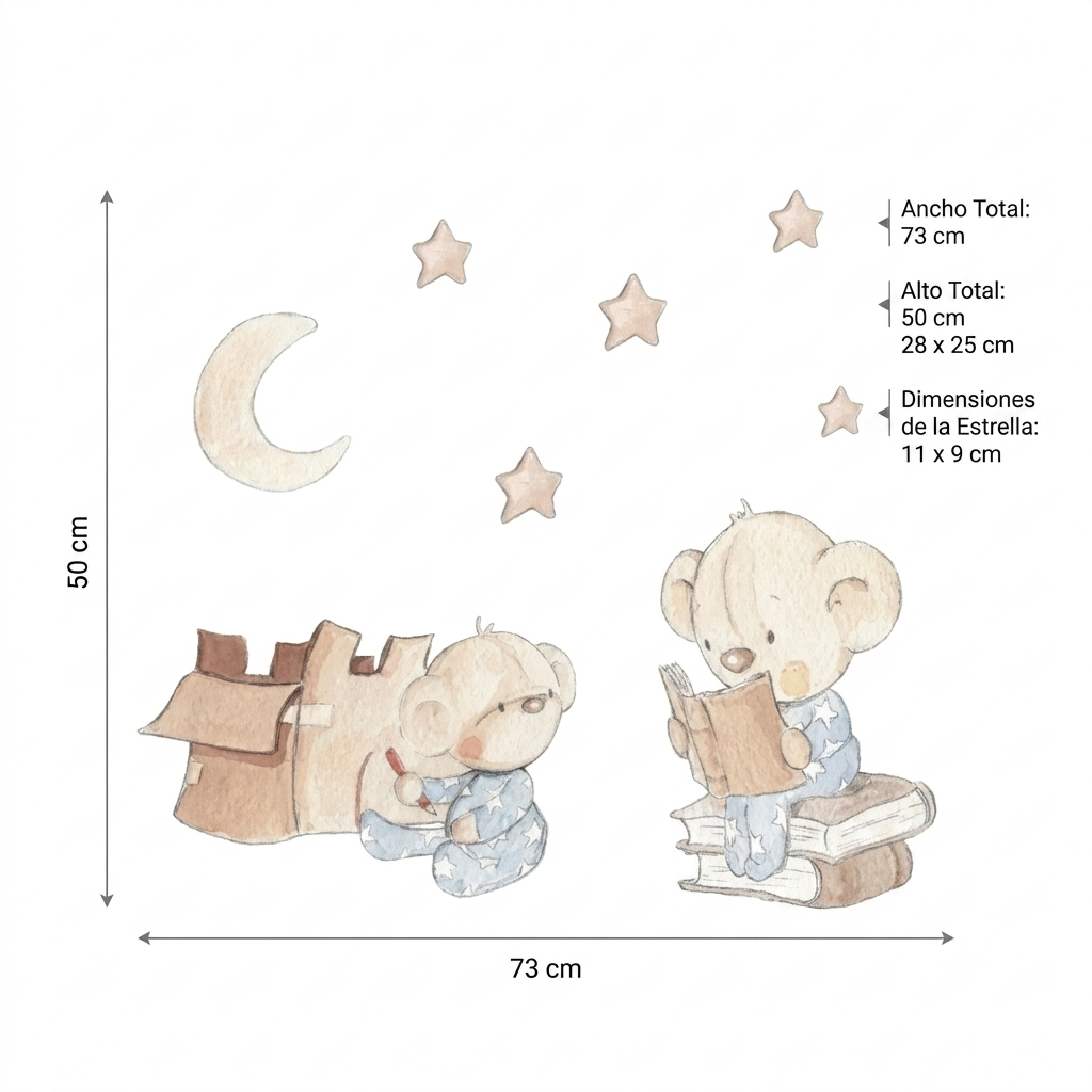 Vinilo Decorativo Infantil TE CUENTO UN CUENTO