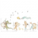 Vinilo Decorativo Infantil BANDA MUSICAL 02