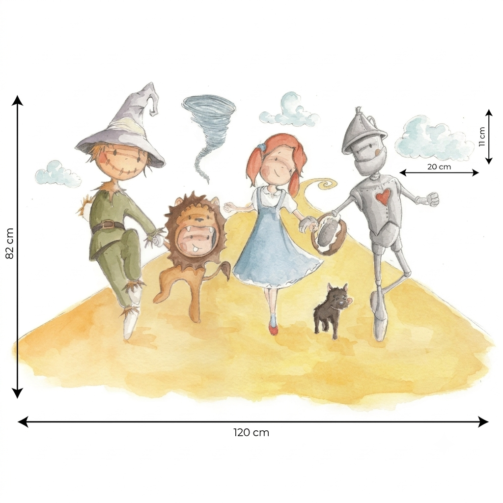 Vinilo Decorativo Infantil EL MAGO DE OZ