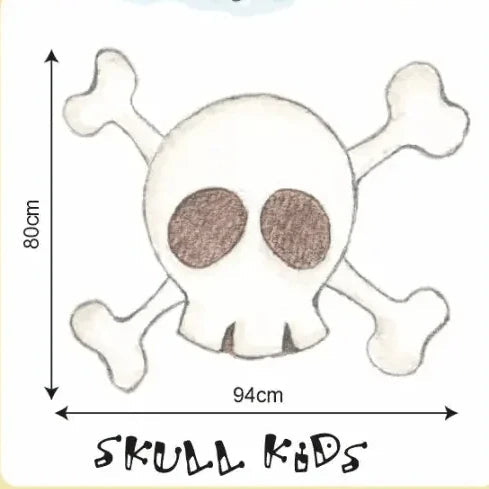 Vinilo Infantil "Small" SKULL 80x94cm
