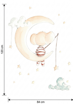 VINILO INFANTIL | OSITO PESCANDO SUEÑOS