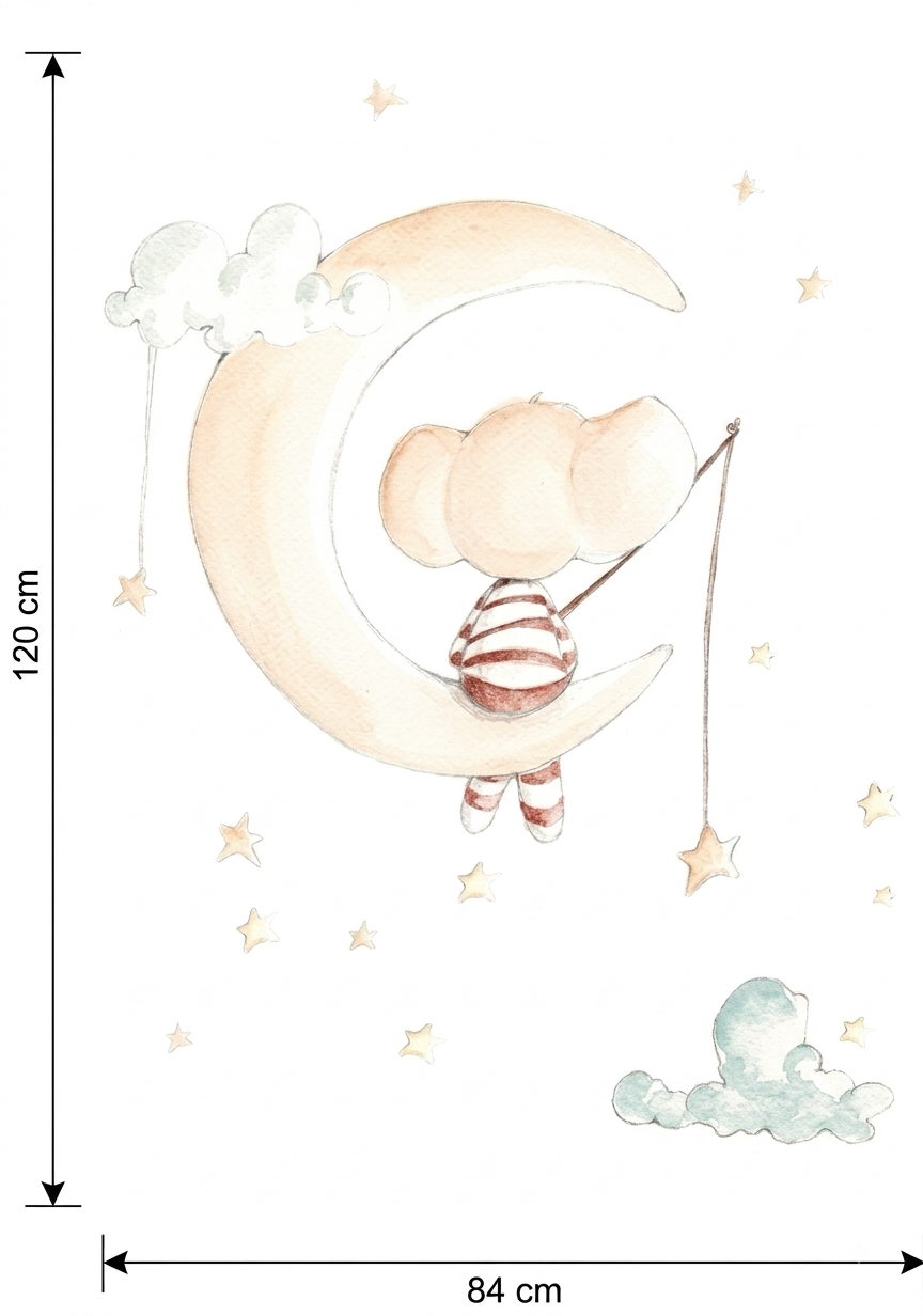 VINILO INFANTIL | OSITO PESCANDO SUEÑOS