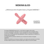 Chupete DIAMOND By Nenina & Co New Rojo, Lila y Amarillo