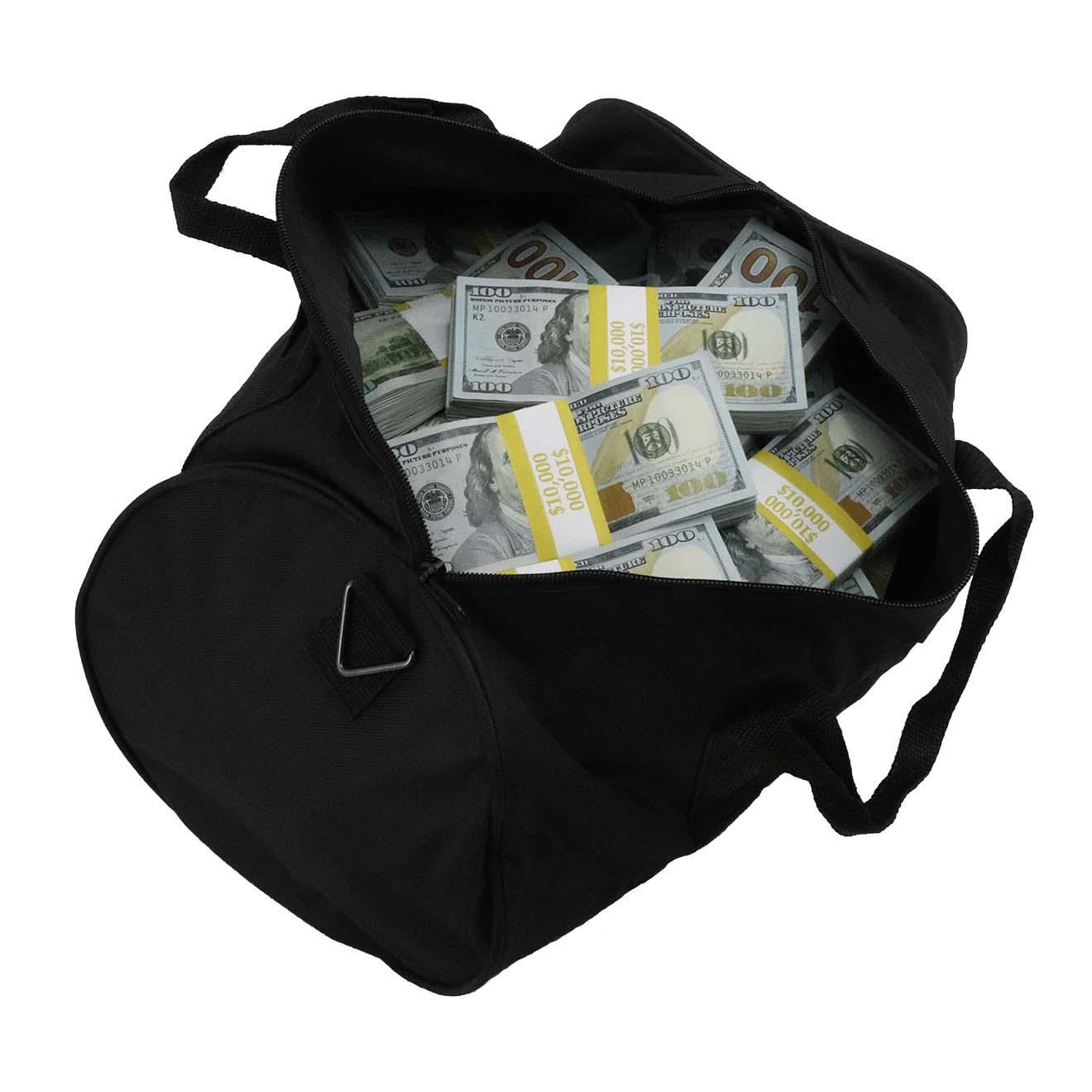 $500,000 RealAged® Full Print New Series Stacks & Duffel Bag By Prop Money Inc.