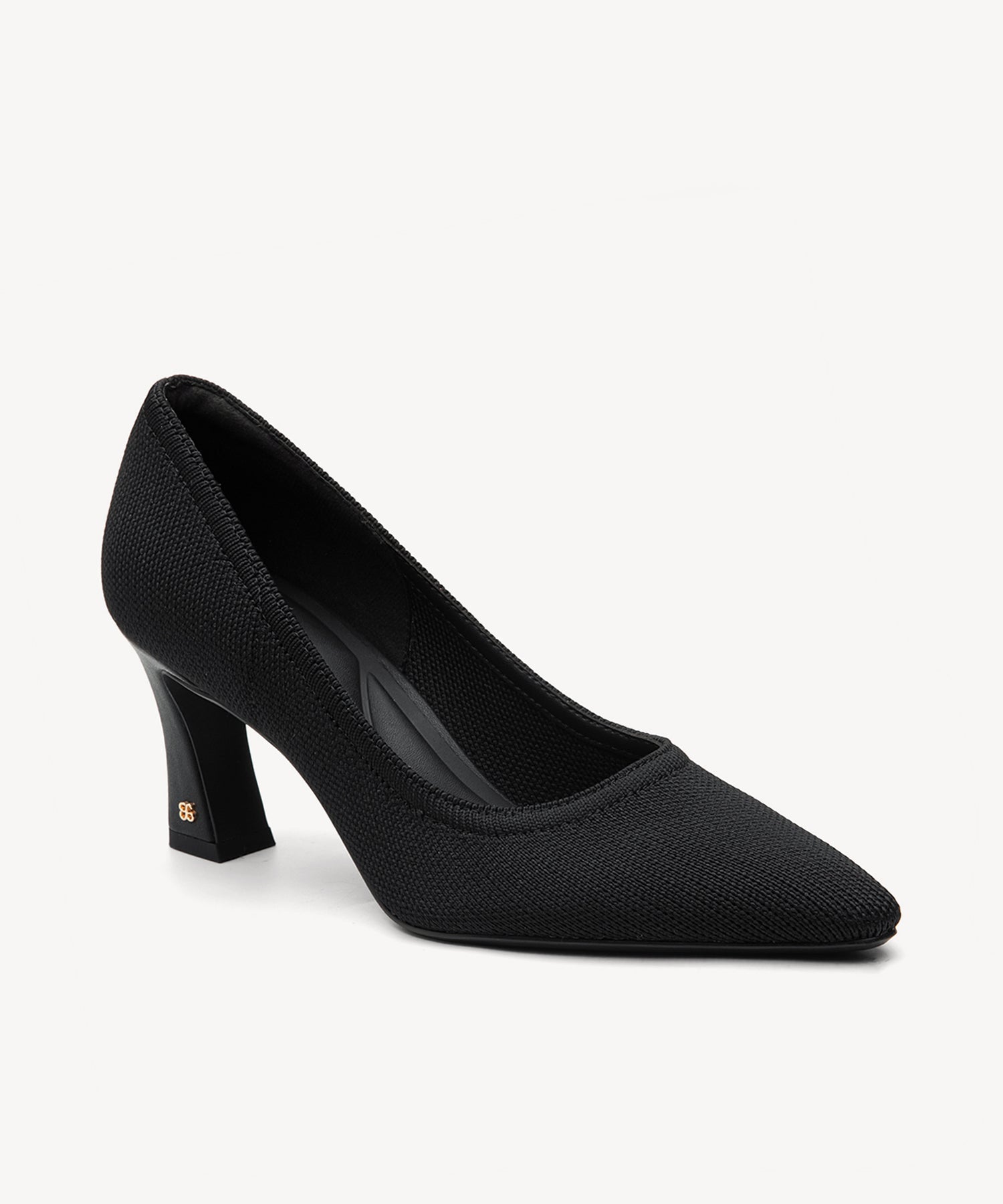 SerenTouch Pointed Toe Heeled Pump - Black / US 5 | EU 35 | UK 3