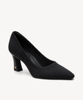 SerenTouch Pointed Toe Heeled Pump - Black / US 9 | EU 40 | UK 7