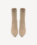 CloudMile Minimalist Pointed Toe Sock Ankle Boot
