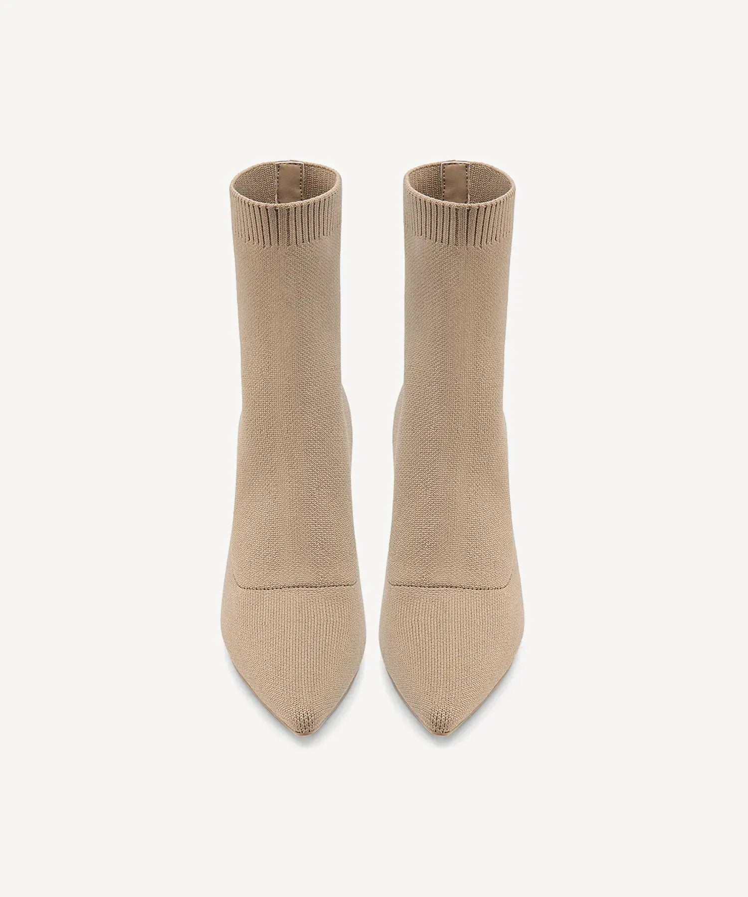 CloudMile Minimalist Pointed Toe Sock Ankle Boot