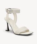 ComfyStrap Ankle Heeled Sandal - Cream / US 8.5 | EU 39.5 | UK 6.5
