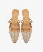 SunCoast Tapered Square Toe Flat Mule