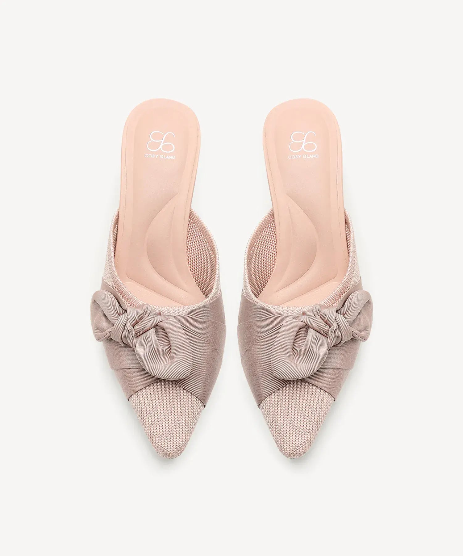BelleKnot Pointed Toe Heeled Mule