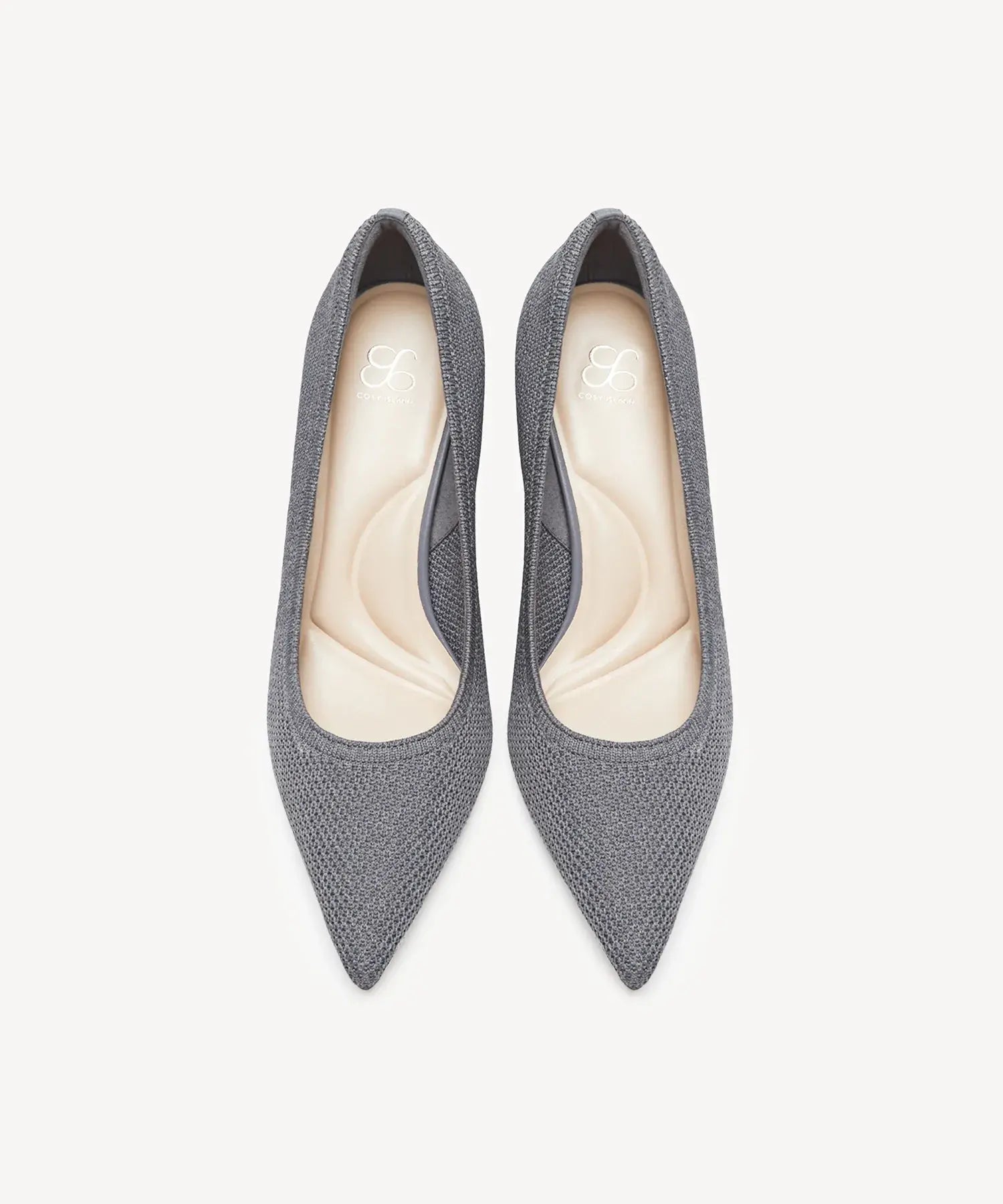 SerenKnit Pointed Toe Stiletto Heeled Pump