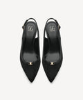 BreezeLift Pointed Toe Wedge Slingback