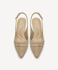 LineWeave Kitten Pointed Toe Heeled Slingback