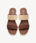 CrestWedge Double Strap Espadrilles Sandal