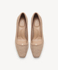 CloudFit Square Toe Heeled Pump