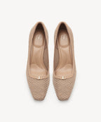 CloudFit Square Toe Heeled Pump