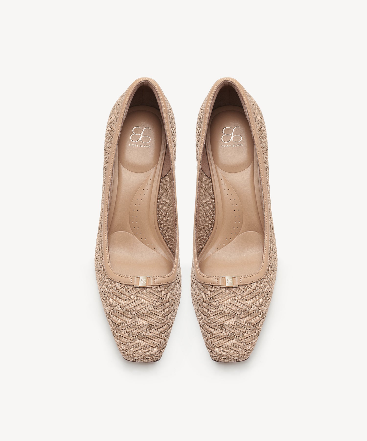 CloudFit Square Toe Heeled Pump