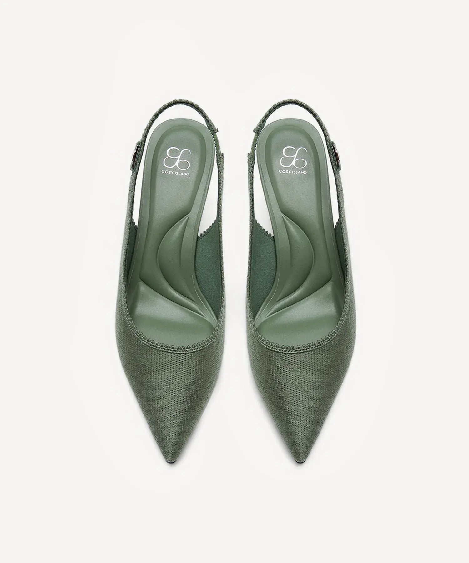 EmbroDance Elegant Stiletto Heeled Slingback