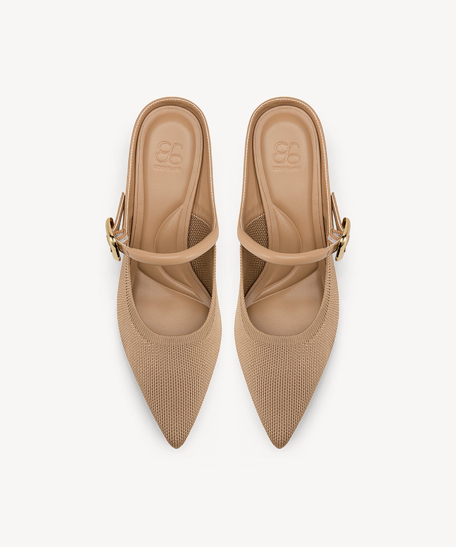 Gracelithe Pointed Toe Low Heeled Mule - 2X Wide