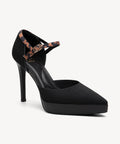 Spotlight Strapped Stiletto Pump - Black / US 9.5 | EU 41 | UK 7.5