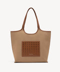 Classic Shoulder Tote Bags - Apricot / F
