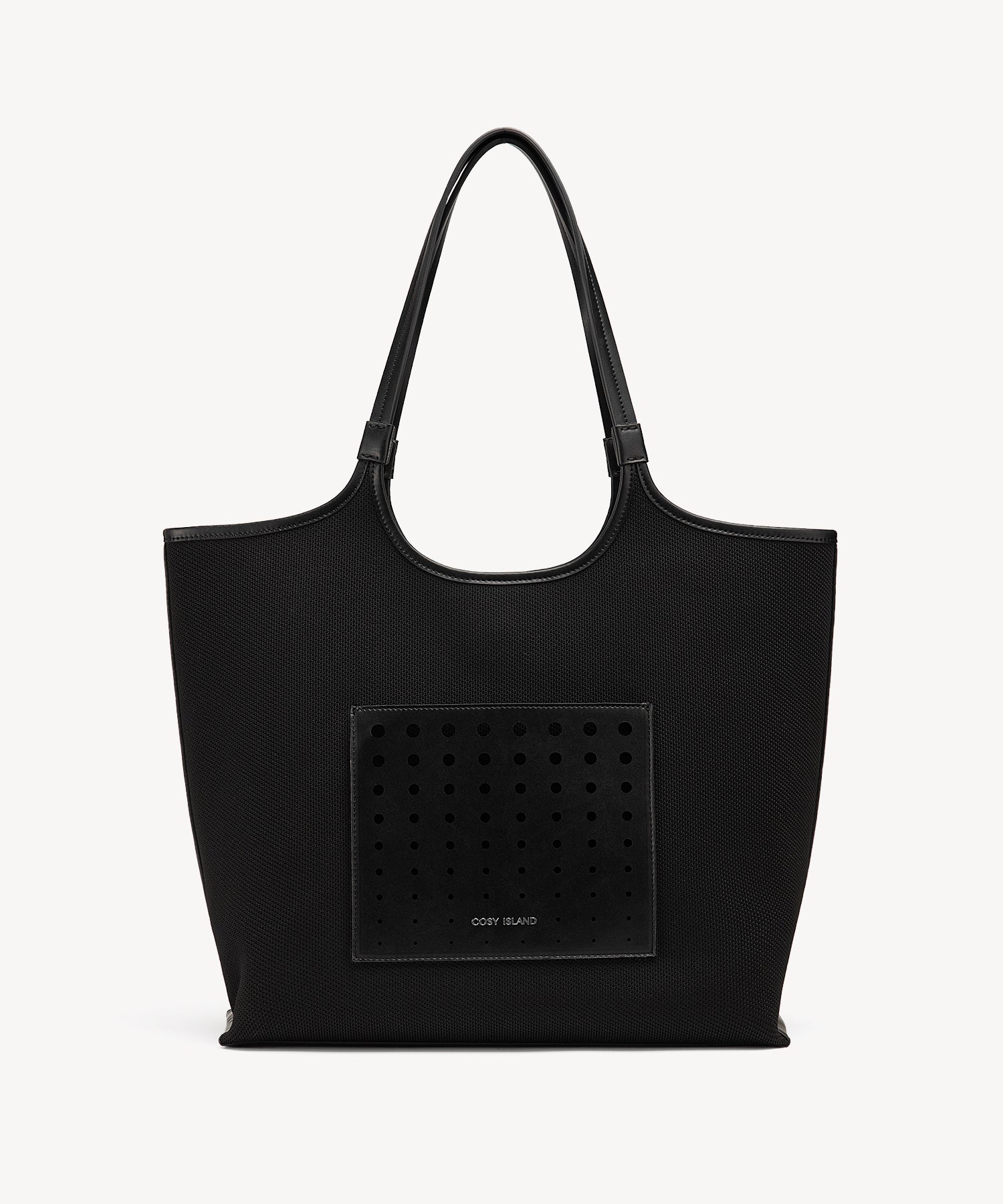 Classic Shoulder Tote Bags - Black / F