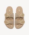 CloudStep Double-Buckle Footbed Sandal