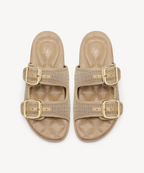 CloudStep Double-Buckle Footbed Sandal