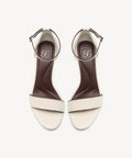 VibeStrap Single-Band Round Toe Heeled Sandal